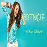 Image of Britt Nicole with hands behind her head on blue-green background with the words "The Sun is Rising" and "Britt Nicole" in green - My Christian Musician