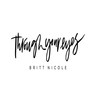 "Through Your Eyes" and "Britt Nicole" in black writing on white background - My Christian Musician