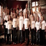 Children in choir with Third Day, Contemporary Christian Band, singing Children of God