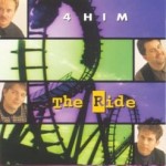 Image of 4Him members with roller coaster ride in background - The Ride Album - Real Thing song by 4Him