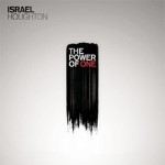 Contemporary Christian Musician Israel Houghton's album Power of One shows black stroke of paint on a greyish white background with text description "THE POWER OF ONE"