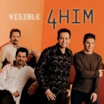 4Him, contemporary Christian singers, sitting in front of orange background -Visible song by 4Him