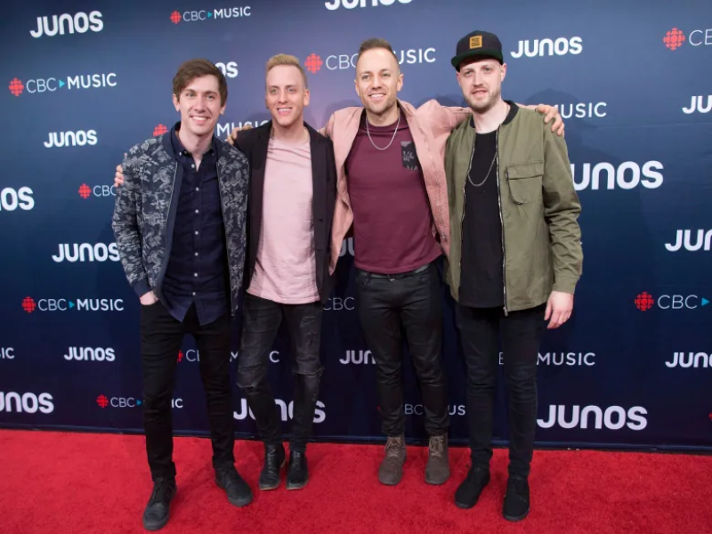 Canadian Christian music group The Color at JUNO Awards - My Christian Musician