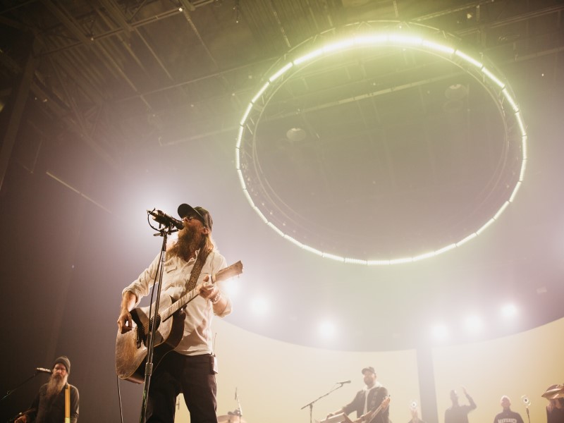 Contemporary Christian Musician David Crowder performing live - My Christian Musician