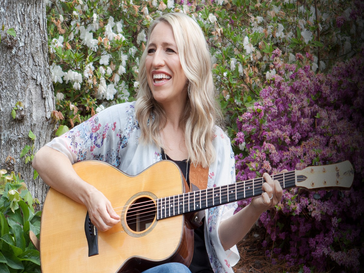 Contemporary Christian Musician Laura Story playing a guitar - My Christian Musician