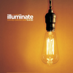 Glowing lightbulb and a text on the left that says "illuminate, DAVID CROWDER BAND" - My Christian Musician