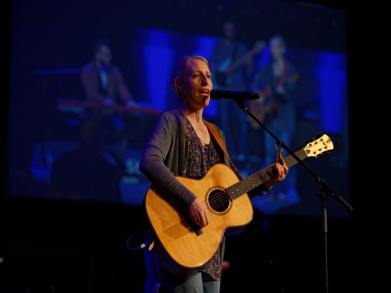 Laura Story during the 2019 Missions Conference- My Christian Musician