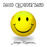 A smiley face and a text displaying "DAVID CROWDER BAND, Summer Happiness" - My Christian Musician